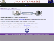 Tablet Screenshot of lyanenterprises.com